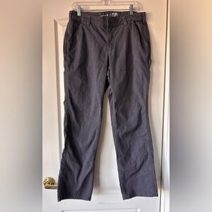 Carhartt Rugged Flex Canvas Pants Womens 12 (33x30) Gray Loose Fit Work Barn